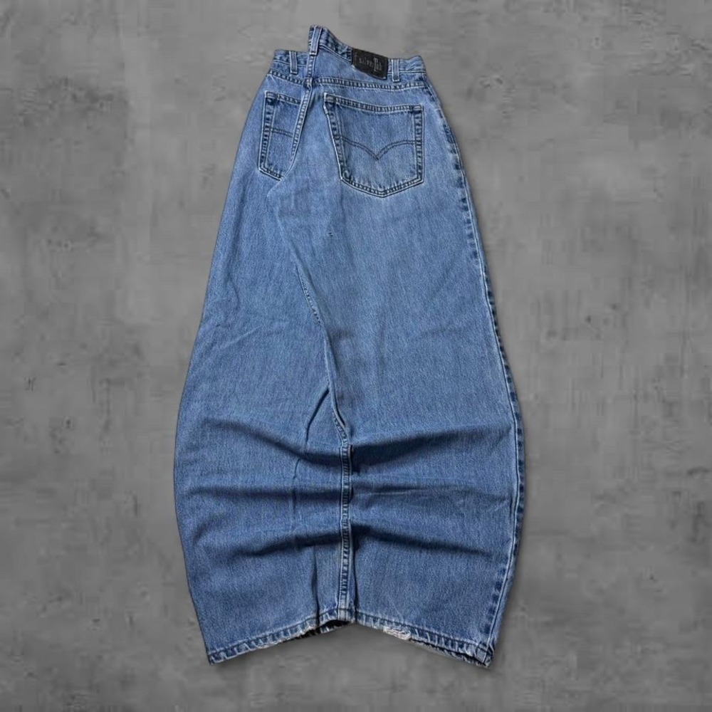 Y2K Vintage Baggy Levi's SilverTab Light Wash Wide Leg Denim